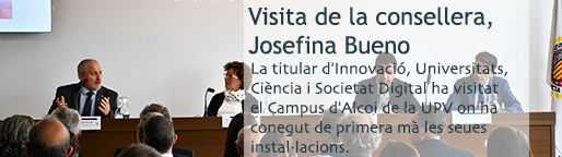 Visita de la consellera, Josefina Bueno
