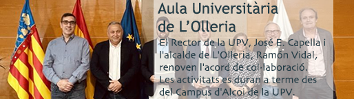 Acord de col·laboració de l'Aula Universitària de L'Olleria